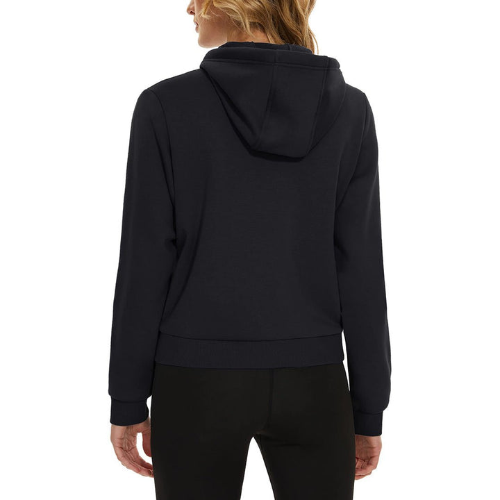 Women's Fleece Lined Full Zip Crop Tops Hoodies - Women's Jackets