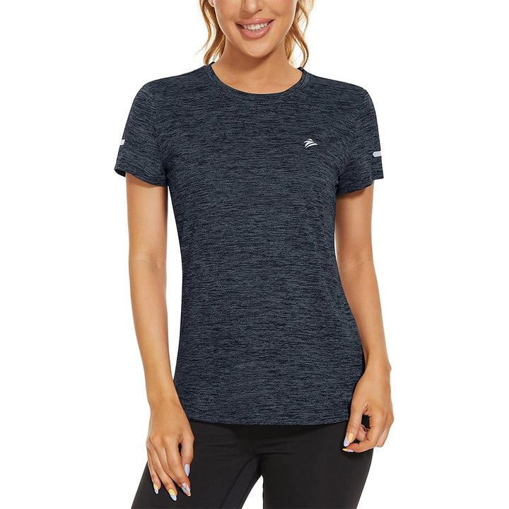 Women's Hiking Running Crew Neck Shirts Quick Dry - Women's Shirts