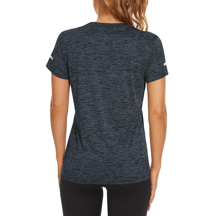 Women's Hiking Running Crew Neck Shirts Quick Dry - Women's Shirts