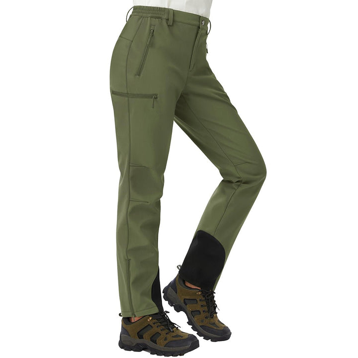 Women's Hiking Water Resistant Fleece Lined Insulated Pants - Women's Pants