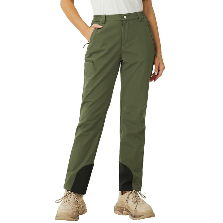 Women's Hiking Water Resistant Fleece Lined Insulated Pants - Women's Pants