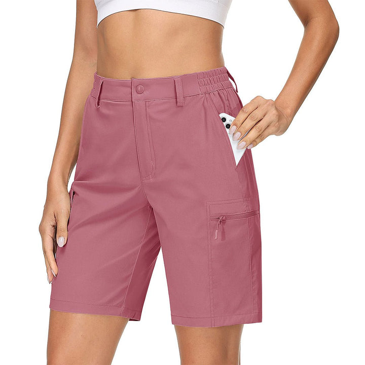 Women's Hiking Workout Quick Dry Cargo Shorts Multi Pockets - Women's Shorts