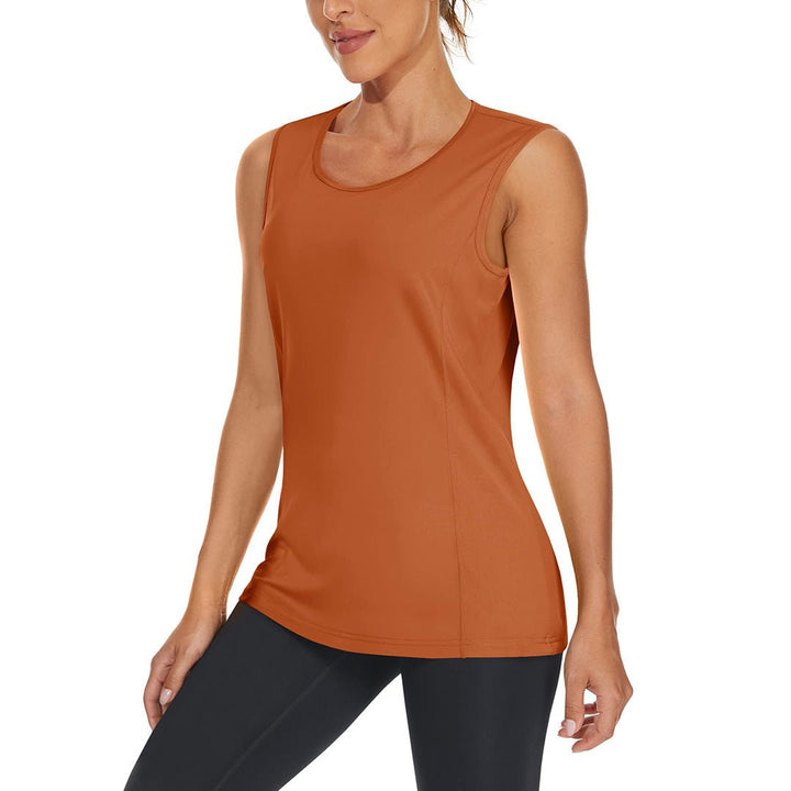 Women's Quick Dry Sun Protection UPF 50+ Running Yoga Tank Tops - Women's Shirts