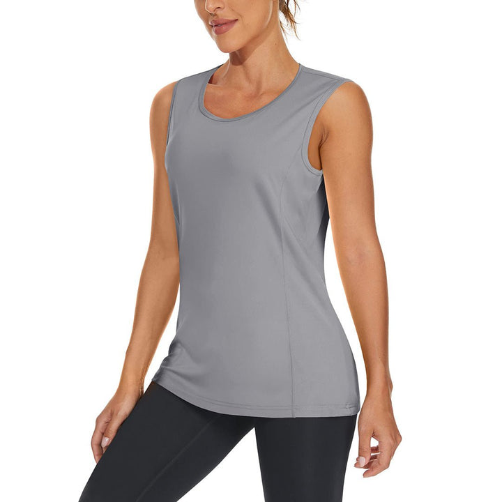 Women's Quick Dry Sun Protection UPF 50+ Running Yoga Tank Tops - Women's Shirts