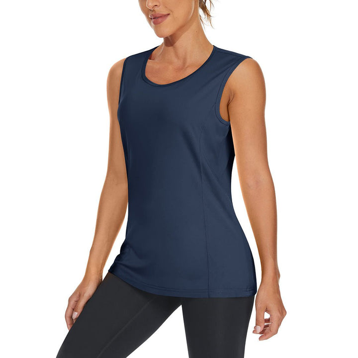 Women's Quick Dry Sun Protection UPF 50+ Running Yoga Tank Tops - Women's Shirts