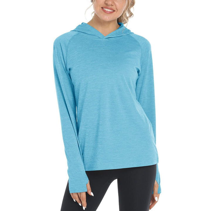 Women's Quick Dry UPF 50+ Hoodie Long Sleeve Shirts - Women's Shirts