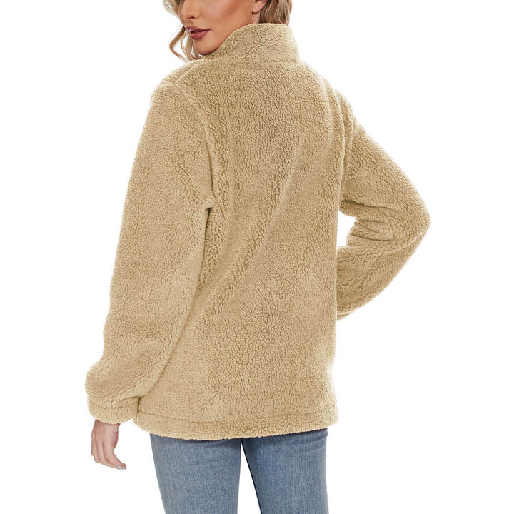 Women's Sherpa Fleece Full Zip Fuzzy Jackets - Women's Jackets