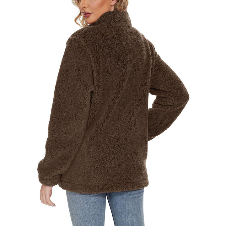 Women's Sherpa Fleece Full Zip Fuzzy Jackets - Women's Jackets