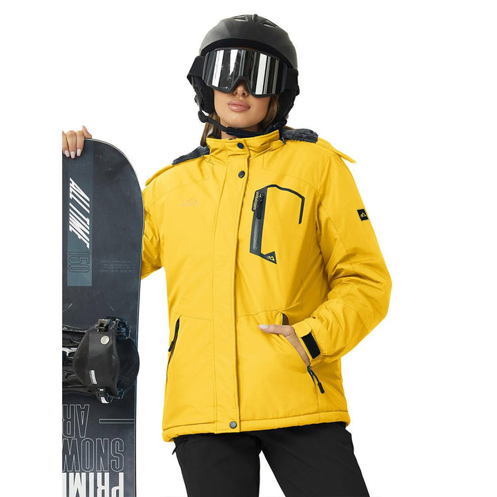 Women's Ski Jacket Windproof Hooded Fleece Outdoor - Women's Jackets