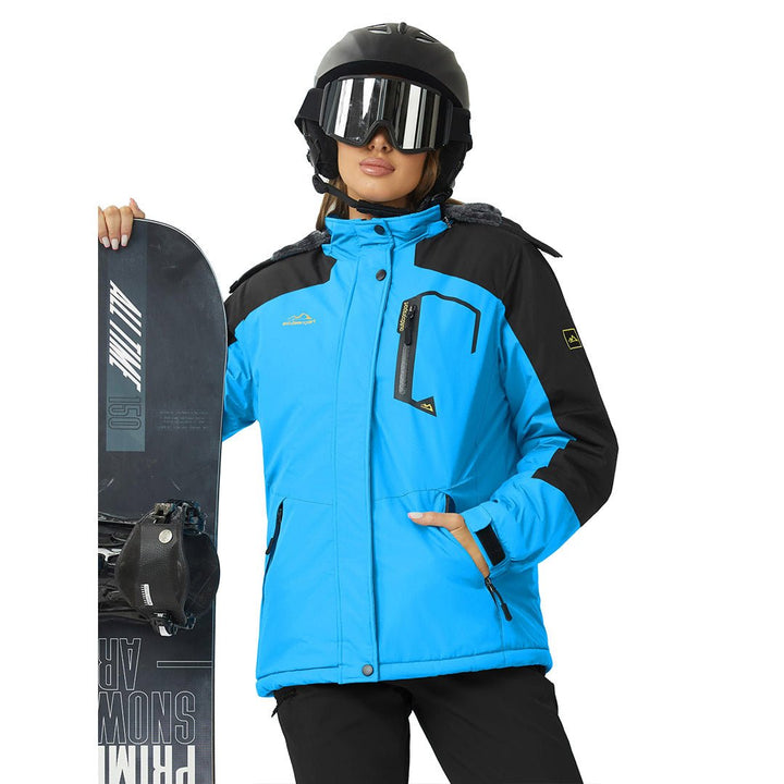 Women's Ski Jacket Windproof Hooded Fleece Outdoor - Women's Jackets