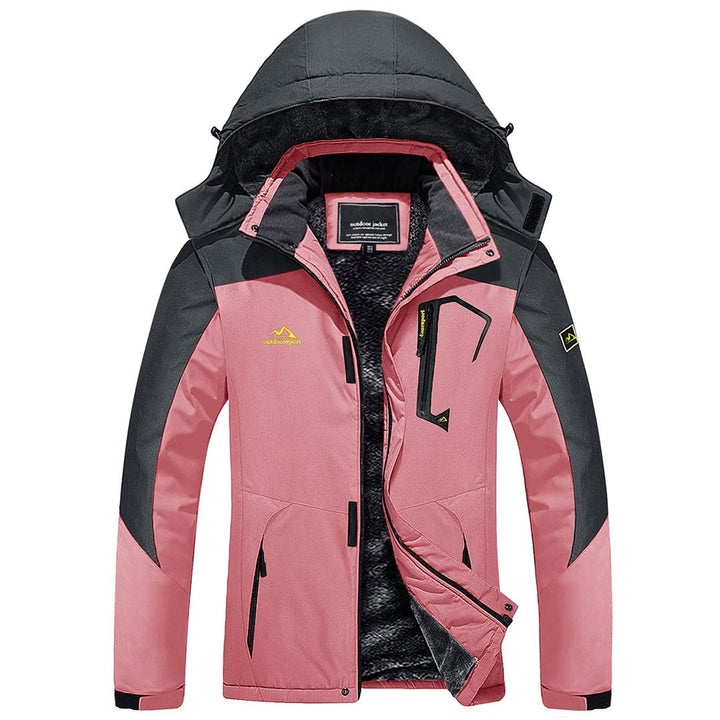 TACVASEN Women's Waterproof Ski Jacket Hooded Fleece Lined Warm Winter  Jacket Snow Coat Mountain Windproof Rain Windbreaker