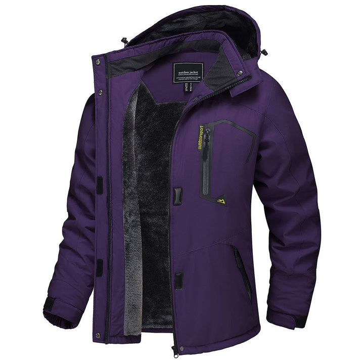 Women's Ski Jacket Windproof Hooded Fleece Outdoor - Women's Jackets