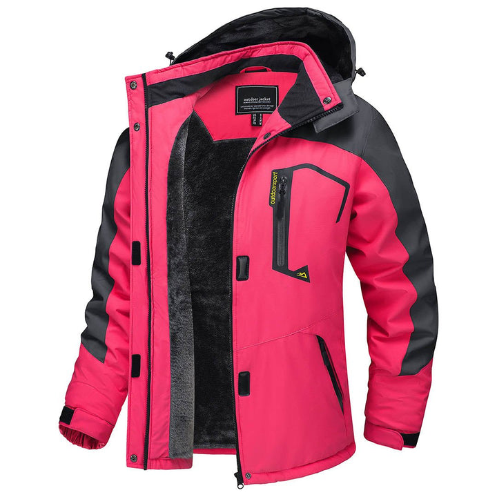 Women's Ski Jacket Windproof Hooded Fleece Outdoor - Women's Jackets