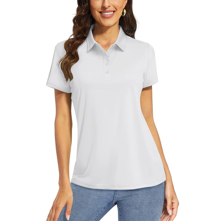 Women's UPF 50+ Sun Protection Golf Quick-Dry Polo Shirts - Women's Shirts