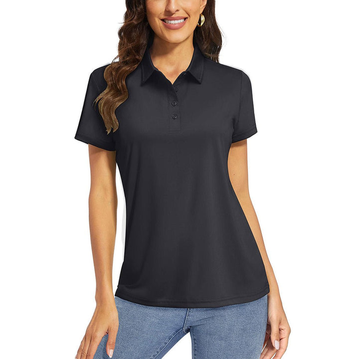 Women's UPF 50+ Sun Protection Golf Quick-Dry Polo Shirts - Women's Shirts