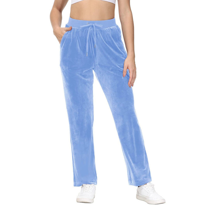 Women's Velvet Casual Jogger Sweatpants - Women's Pants