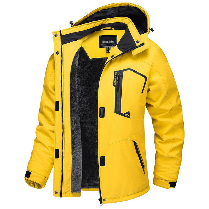 Women's Winter Jacket Waterproof Hooded Fleece Lined Warm Coat Windbreaker - Women's Jackets