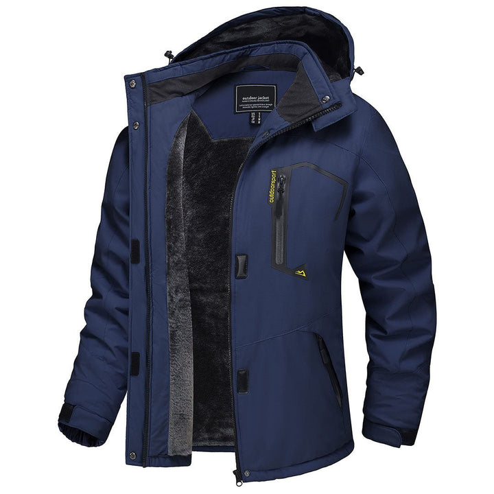 Women's Winter Jacket Waterproof Hooded Fleece Lined Warm Coat Windbreaker - Women's Jackets